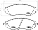 Mintex Brake Pad Set fits -Chevrolet Daewoo MDB1900 (also fits other vehicles)