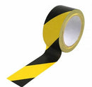 Hazard Warning Safety Adhesive Tape High Visibility Black & Yellow PVC