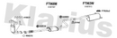 Klarius FT968M - Box With Centre Pipe  - Fits Fiat Doblo Cargo 1.4i
