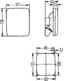 HELLA 2ZR 005 200-141 Halogen-Reverse Light - 24/12V