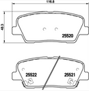 Brembo Brake Pad Set - P30063