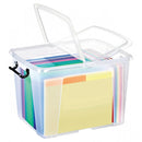 Lyreco Smart Storemaster Box with Lid - Clear - 40 Litre - 4263106