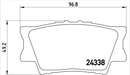 Brembo Brake Pad Set - P83089