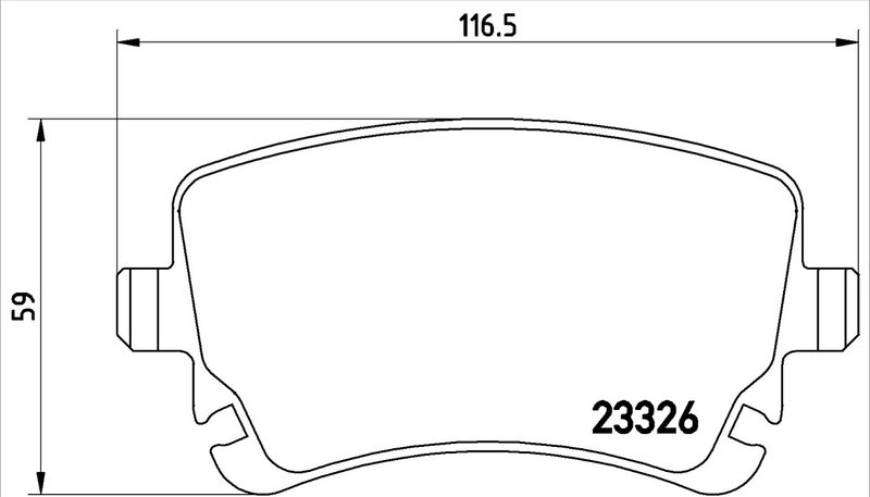 Brembo Brake Pad Set - P85076