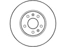 Disctech Brake Disc (Single) - Fits Citroën, Land rover - ABD2960 - Front Axle