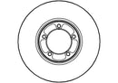 Disctech Brake Disc (Single) - Fits Austin, Ldv - ABD2657 - Front Axle