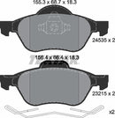 Renault, Brake Pad Set - Textar 24535012341801