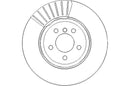 Disctech Brake Disc (Single) - Fits Bmw, Toyota - ABD3205 - Rear Axle