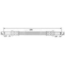 Borg & Beck Brake Hose  - BBH6383 fits L.Rover 88.109,Rover Marina