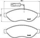 Brembo Brake Pad Set - P23144