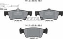 Textar Brake Pad Set - 2436801