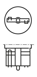 Bosch Pure/Lt 12V 21W W2.1X9.5D Trade Pk Part No - 1987302249