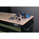 Draper 56" 10 Drawer Trolley Green - 08236