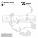 First Line Turbo Hose  - FTH1062 fits VAG A4,super,Pass 1.9TDi 00-05