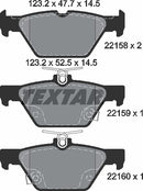 Textar Brake Pad Set - 2215801