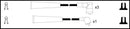 Lucas Ignition Lead Set - LUC7425