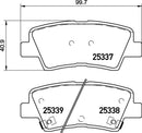Padtech Brake Pad Set - PAD3252