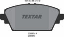 Nissan, Brake Pad Set - Textar 23095012442102