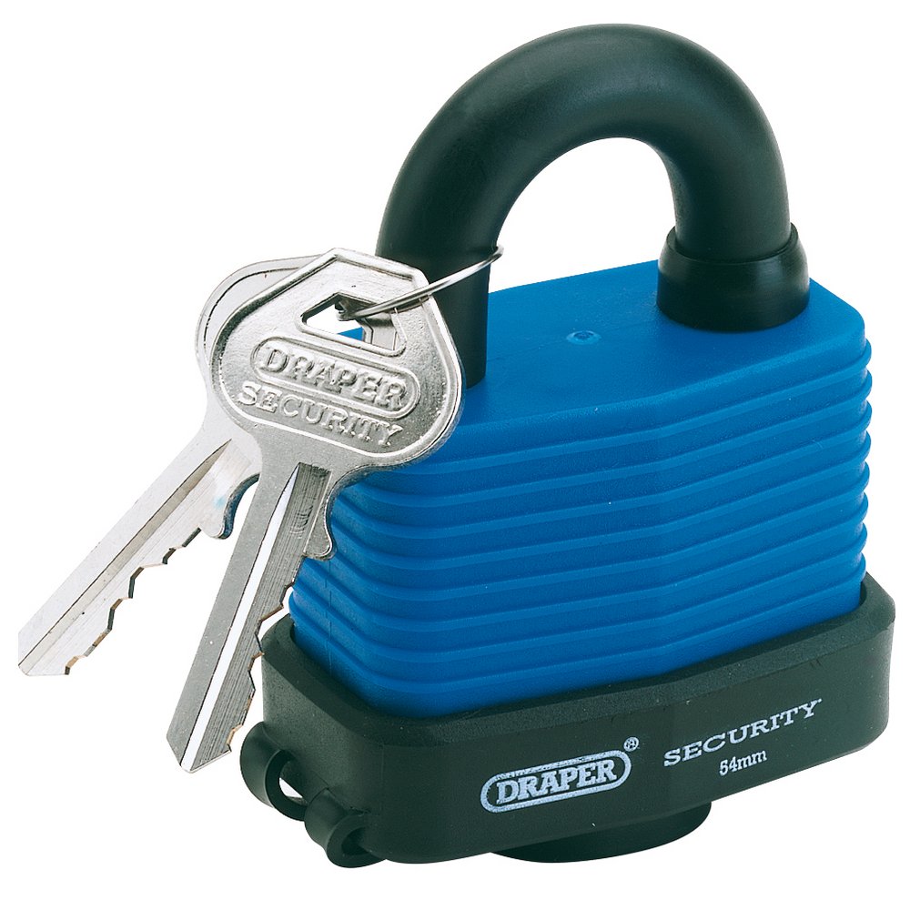 Draper W/Proof LAM.Steel P/Lock 54mm - 64178| Arnold Clark Autoparts