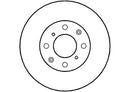 Disctech Brake Disc (Single) - Fits Acura, Mazda - ABD3074 - Front Axle