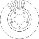 Disctech Brake Disc (Single) - Fits Hyundai, Suzuki - ABD3831 - Front Axle
