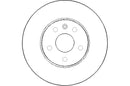 Disctech Brake Disc (Single) - Fits Chevrolet - ABD2123 - Front Axle