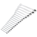 Draper 17Pc Ratcheting Spanner Set - 27691