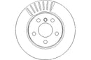 Disctech Brake Disc (Single) - Fits Bmw, Citroën - ABD3248 - Front Axle