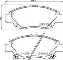 Mintex Brake Pad Set fits -Honda MDB3063 (also fits other vehicles)