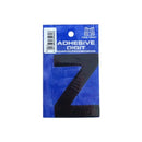 Castle Promotions Z - 3in. Adhesive Digit - Black - Pack Of 12 - DPX12Z