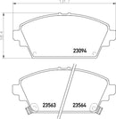Mintex Brake Pad Set fits -Honda MG Nissan MDB1989 (also fits other vehicles)