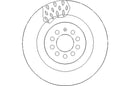 Disctech Brake Disc (Single) - Fits Porsche, Seat - ABD2966 - Front Axle