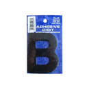 Castle Promotions B - 3in. Adhesive Digit - Black - Pack Of 12 - DPX12B