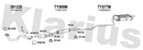 Klarius 301328 - Front Pipe For Cat  - Fits Toyota Corolla 1.3i