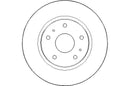Disctech Brake Disc (Single) - Fits Suzuki - ABD3105 - Front Axle