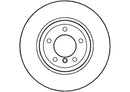 Disctech Brake Disc (Single) - Fits Bmw - ABD2696 - Front Axle