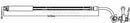 Borg & Beck Brake Hose  - BBH8375 fits Chevrolet Trax,GM Mokka 6/12-