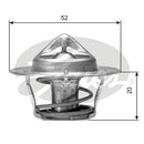 Gates Thermostat, coolant - TH04182G1