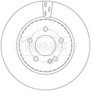 Borg & Beck Brake Disc - BBD7021S