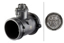 HELLA 8ET 358 095-691 Air Mass Sensor - 8-pin connector - Pipe-neck