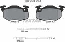 Textar Brake Pad Set - 2090604