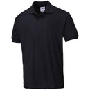 Portwest Naples Polo Shirt - Black - Large - B210BKRL