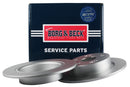 Borg & Beck Brake Disc (Pair)  - BBD5561