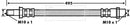 Borg & Beck Brake Hose  - BBH7493 fits Merc A Class(169),B Class(245)