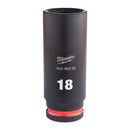 Milwaukee Hex socket ShW 3/8 deep 18mm-1pc - 4932480292
