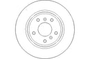 Disctech Brake Disc (Single) - Fits Infiniti, Nissan - ABD3210 - Rear Axle