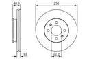 Bosch Brake Disc Pair Part No - 0986479R77