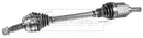 Borg & Beck Driveshaft - LH - BDS1776