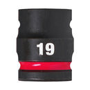 Milwaukee Hex socket ShW 1/2 STD 19mm-1pc - 4932480313