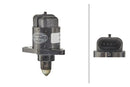 HELLA 6NW 009 203-717 Actuator - 12V - 2-pin connector